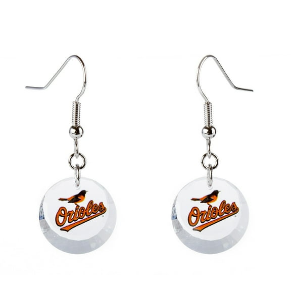 Baltimore Orioles Swarovski Pick Off Earrings