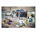 thumbnail image 1 of Baltimore Ravens 11" x 19" I Love My Family Clip Photo Frame, 1 of 1
