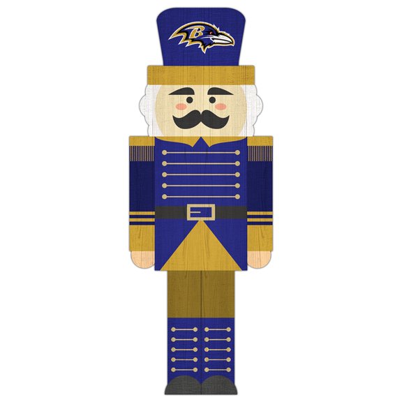 Baltimore Ravens 31'' Nutcracker Leaner