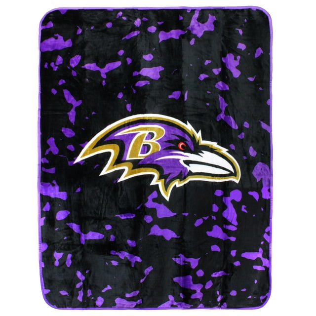 Baltimore Ravens 50" x 60" Teen Adult Unisex Comfy Throw Blanket