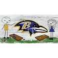 thumbnail image 1 of Baltimore Ravens 6'' x 12'' Fansticks Cornhole Sign, 1 of 1