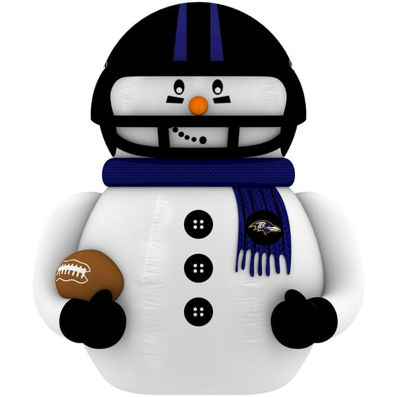 Baltimore Ravens 7' Inflatable Snowman Player