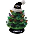 thumbnail image 1 of Baltimore Ravens 8" Light Up Ceramic LED Christmas Tree, 1 of 1
