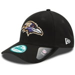 New Era Men's Black Baltimore Ravens Raven Logo The League 9FORTY Adjustable Hat