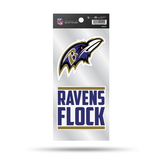 RAVENS DOUBLE UP DIE CUT STICKER