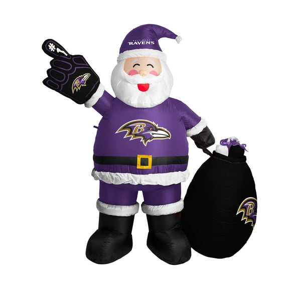 Baltimore Ravens Inflatable Santa
