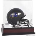 thumbnail image 1 of Baltimore Ravens Mahogany Logo Mini Helmet Display Case, 1 of 7