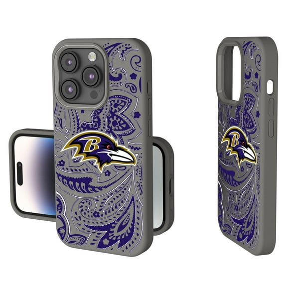 Baltimore Ravens Paisley iPhone Soft Touch Case