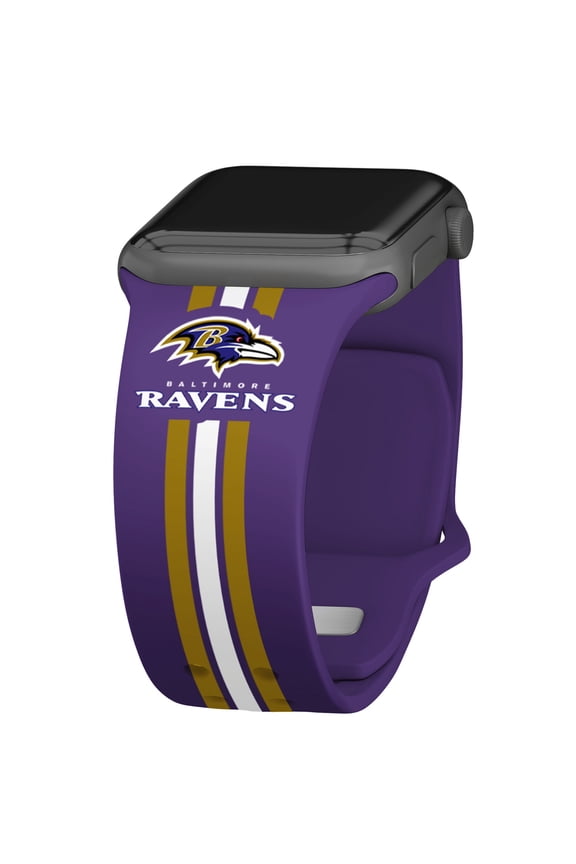 Baltimore Ravens Silicone Apple Watch Band