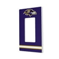 thumbnail image 1 of Baltimore Ravens Stripe Single Rocker Light Switch Plate, 1 of 4