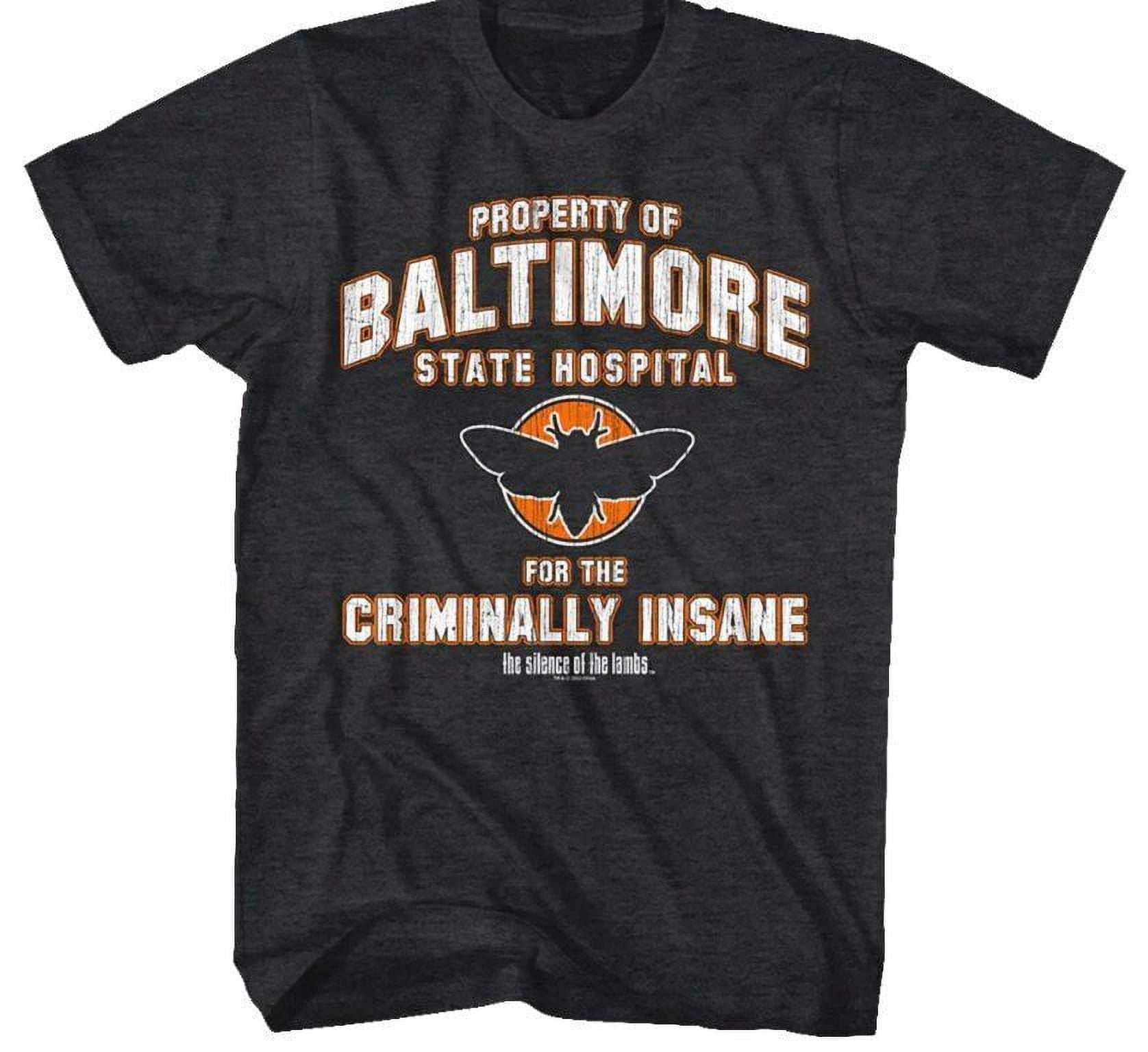 Baltimore State Hospital Silence of the Lambs T-Shirt - Walmart.com