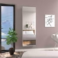thumbnail image 1 of Baltimore Wall Mounted Shoe Rack with Mirror, Single Door & Ten Shoes Capacity, Light Gray, 1 of 1