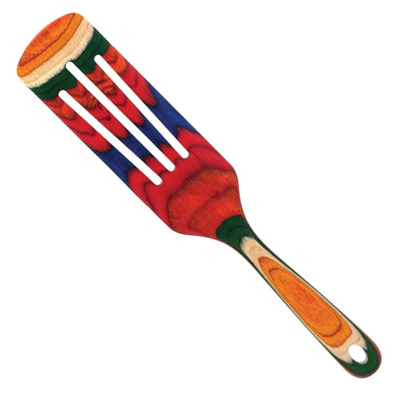 Baltique Marrakesh Collection 13" Wooden Spurtle Cooking Utensil, Safe for Nonstick