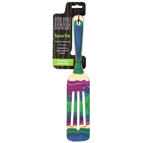 Baltique Mumbai Collection 13" Wooden Spurtle Cooking Utensil