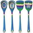 thumbnail interactive-video image 1 of Baltique Mumbai Collection 4 Piece Wooden Cooking Utensil Set, Safe for Nonstick, 1 of 8