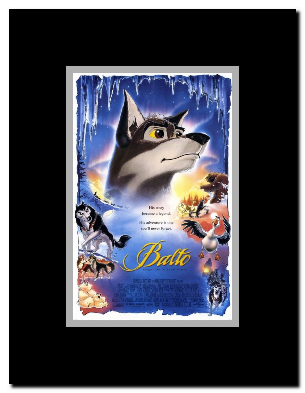 Balto Framed Movie Poster