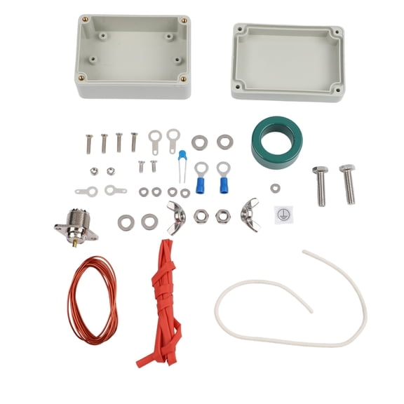 Balun DIY Kit 1-30MHz HAM Radio Balancer for NXO-100 with 1:1 1:4 1:9 Ratios for Dipole Loop Long-Wire Antennas 100W-200W
