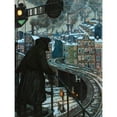 thumbnail image 1 of Baluschek Working Class City Painting Extra Large XL Wall Art Poster Print, 1 of 3
