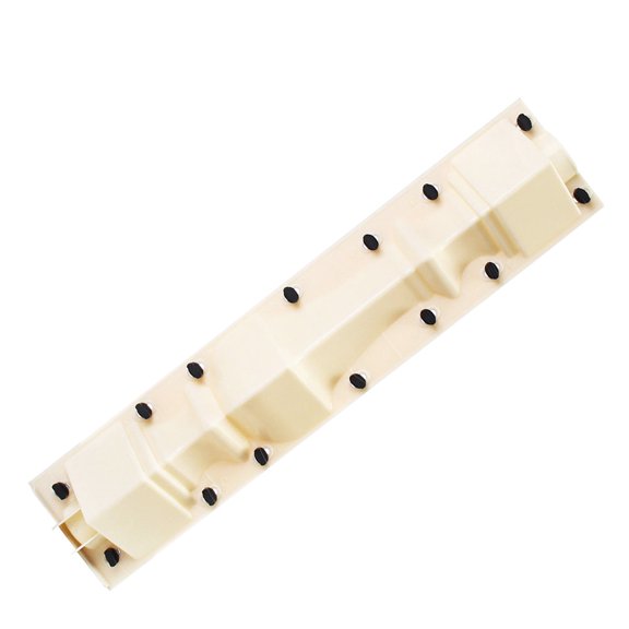 Balustrade Mold, White Plastic, 70x18 cm, High-Quality Durable Material for Smooth and Efficient Wall Installation, Easy to Use