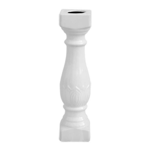 Balustrade Part White Ceramic Baluster 16 in. High Renovator's Supply