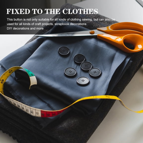 Baluue 1 Box Resin Coat Button Suit Sewing Buttons Four Hole Suit Buttons
