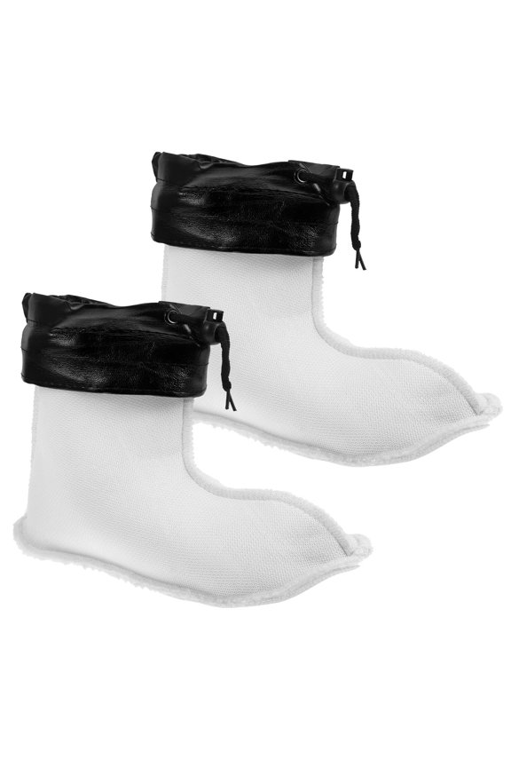 1 Pair of Boot Liner Socks for Women White Cotton Comfortable Boot Liners