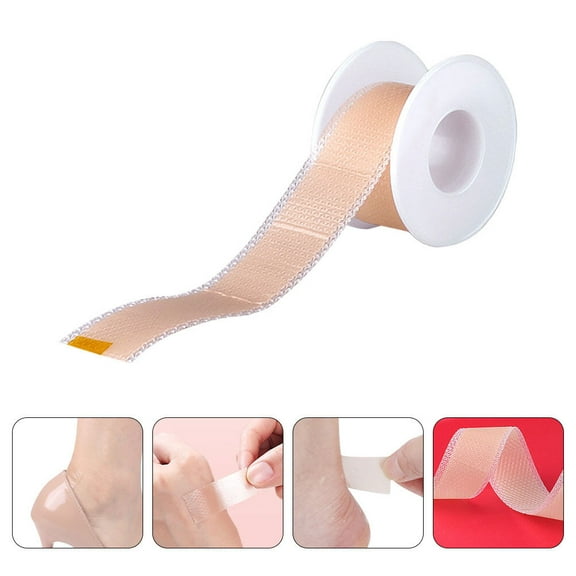 Baluue 1 Roll Multifunctional Skin Color Heel Grips Durable And Comfortable Heel Stickers For Blisters Rubbing Relief