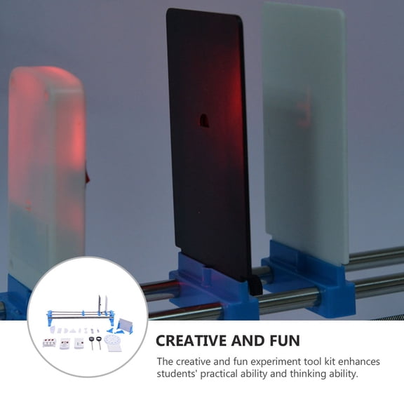 Baluue 1Set Physics Experiment Equipment Kit Assorted Color Complete Optical Experiment Set