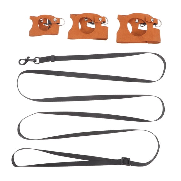 Baluue 1 Set Reptile Pet Outdoor Harness And Leash With Snap Buttons For Daily Walks