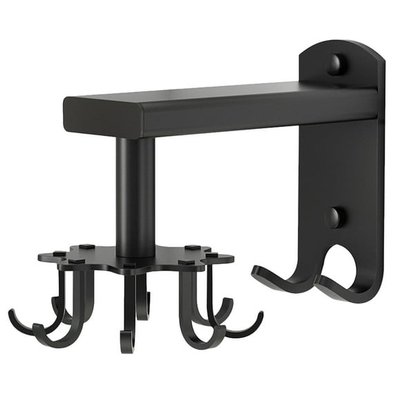 Baluue 1Set Black Multi Claw Under Cabinet Hook for Kitchen Utensil Organizer