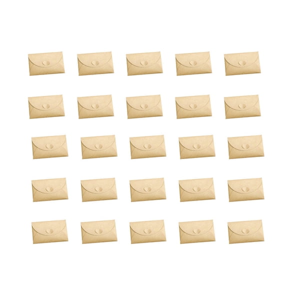 Baluue 100 Pcs Blank Envelopes Kraft Paper Simple Old Style for Business Use