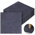 thumbnail image 1 of Baluue 100Pcs Dark Grey Rug Tiles Self Adhesive for Living Room Floor Upgrade, 1 of 7