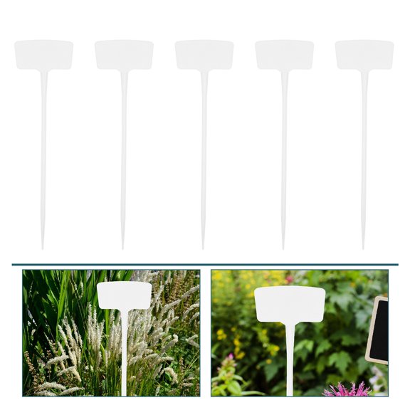 Baluue 10Pcs Portable Lightweight Garden Labels for Flowers Herbs and Vegetable Identification