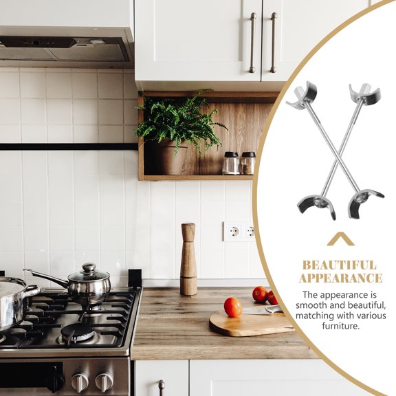 Baluue Galvanized Steel Counter Top Connector 10Pcs 1.38X0.59X0.59In