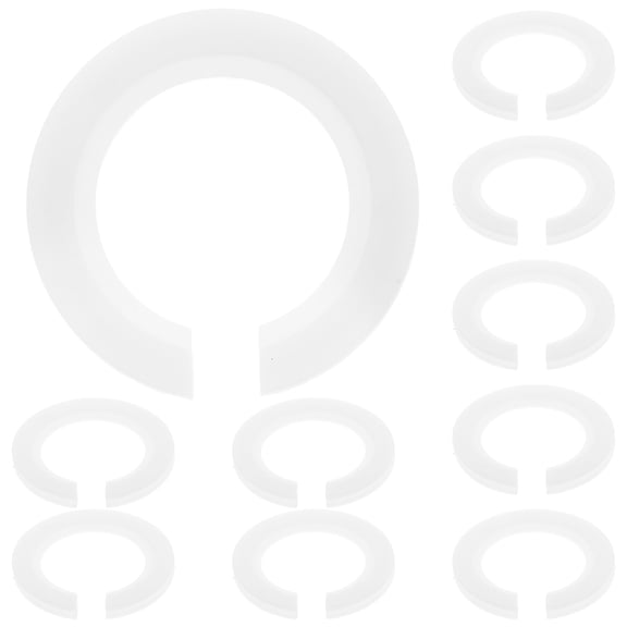 Baluue 10Pcs White Light Bulb Adapter for Pendant Light Socket Conversion