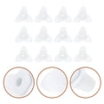 thumbnail image 1 of Baluue 12Pcs Durable White Plastic Bird Feeder Replacement Flowers Feeding Ports, 1 of 6
