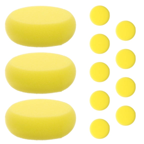 Baluue Yellow Foam Stamps for Art Projects, High Absorption Multifunctional Sponge for Crafting and Painting