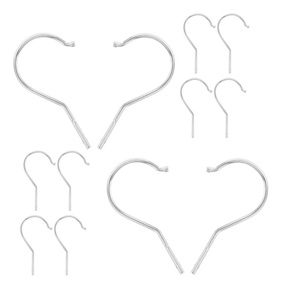 Baluue 12Pcs Universal Mannequin Body Hooks Metal for Retail Displays and Closet Use
