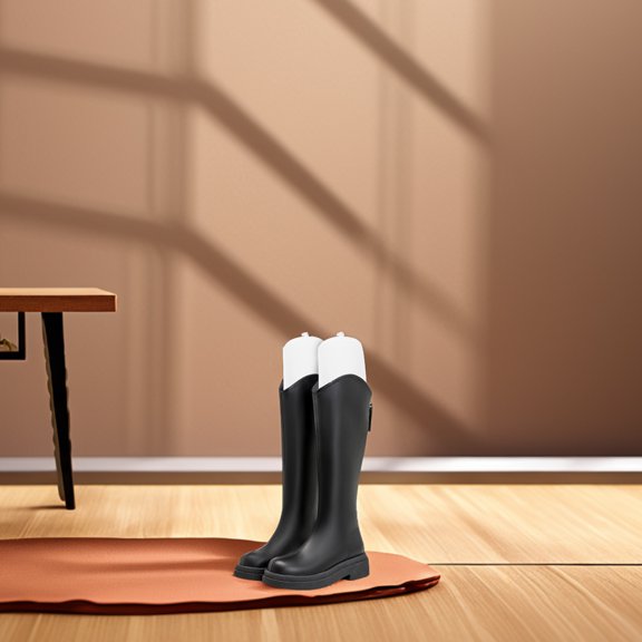 Baluue White Plastic Wall-Mounted Shoe Rack 1 Pair for Efficient, Space-Saving Shoe Storage and Organization