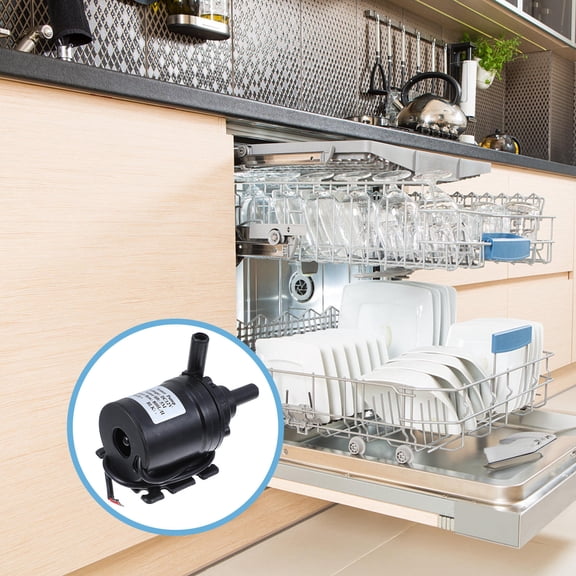 Baluue Black Submersible Water Pump for Household Use, Efficient Circulating Pump for Home Water Systems