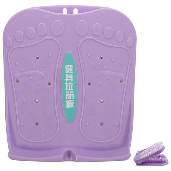 Baluue 1Pc Folding Stretch Board Purple ABS Durable Slant Board for Home Fitness and Leg Muscle Relief