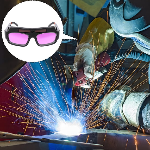 Baluue 1Pc Protective Welding Goggles Black ABS Material for Electric and Argon Arc Welding