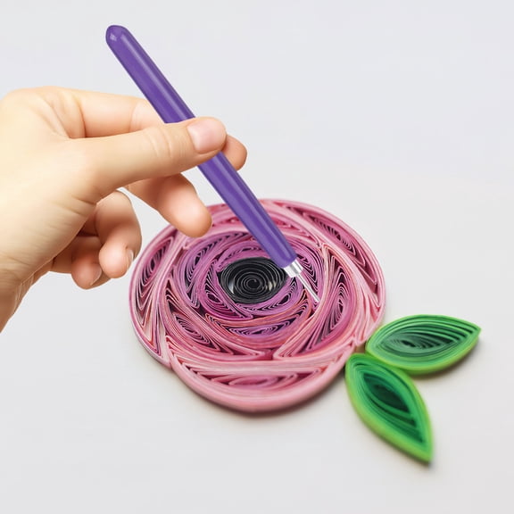 Baluue 1Set Comfortable Paper Rolling Pen with Wide Slot for Quilling and Bead Craft Projects