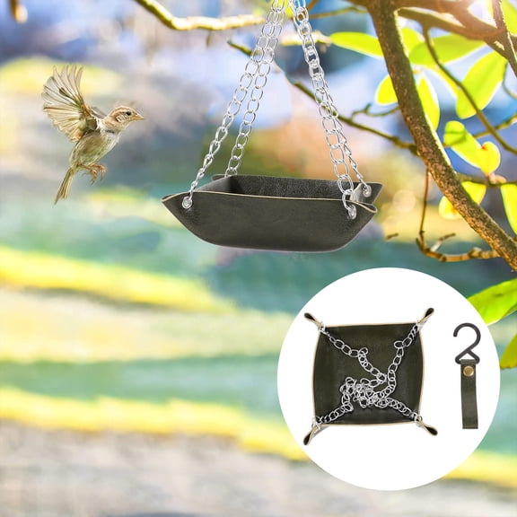 Baluue Pet Bird Feeder Hummingbird Feeder Green 1Set