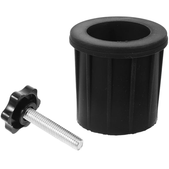 Baluue 1Set Reliable Patio Umbrella Base Replacement Stand Hole Caps Made with Durable Rubber and Iron Materials