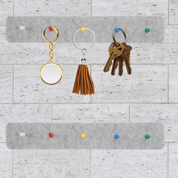 Baluue 1Set Wall Cork Board Strip Felt Note Board for Home Office Decoration Use