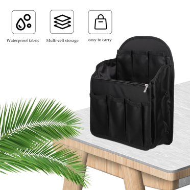 Small Backpack Organizer Insert - Multiple Pockets For IPad, Documents & Accessories