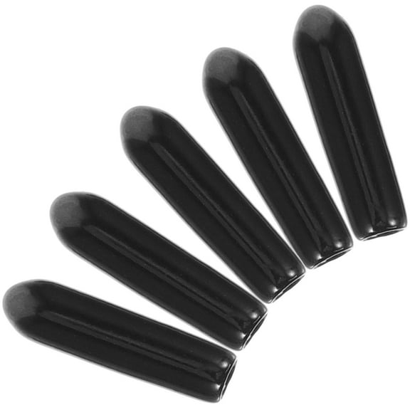 Baluue 200Pcs Black Dishwasher Rack End Covers Protectors for Prong Tips