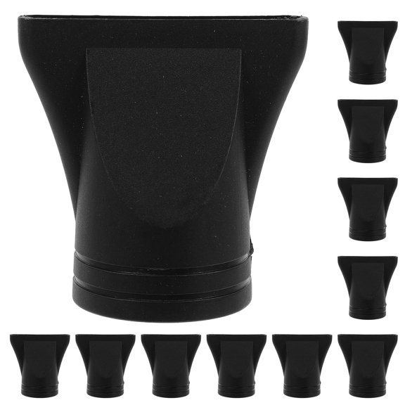 Baluue Black Hair Dryer Diffuser Nozzle Wide Compatibility for Styling, 20 Pieces Set for Salon and Home Use