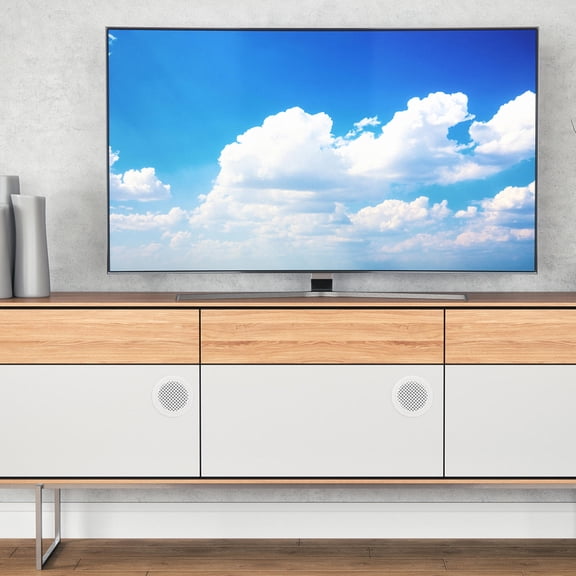 Baluue 20Set Round Wall Vent Cabinet Air Vent Holes White ABS Dust